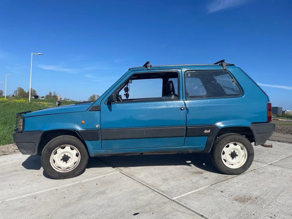 Fiat panda 4x4, 54 pk, Panda, Blauw, Handgeschakeld