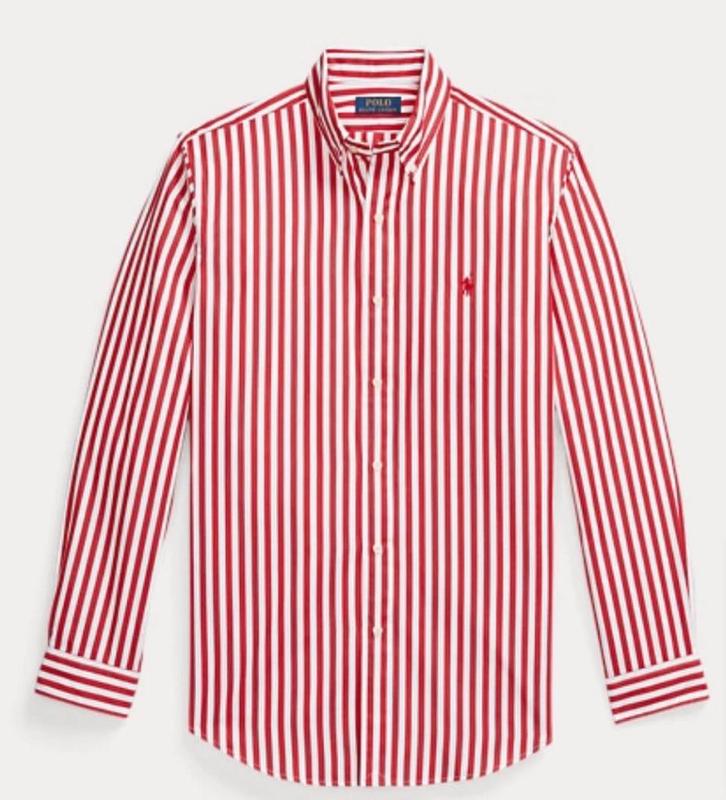Polo Ralph Lauren overhemd L – nieuw in luxe cadeaubox, Kleding | Heren, Overhemden, Nieuw, Halswijdte 41/42 (L), Rood, Verzenden