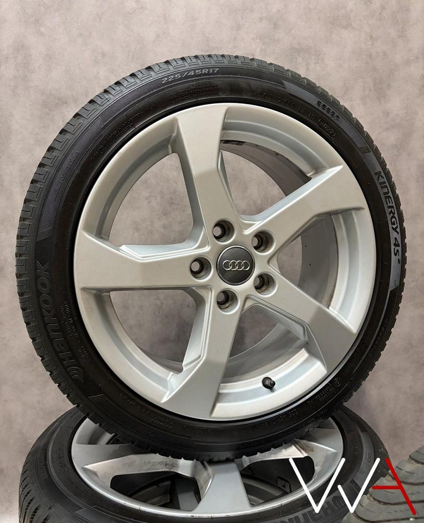 17'' Audi A3 S3 S-Line 8V velgen all season Hankook, Gebruikt, -, -, Banden en Velgen