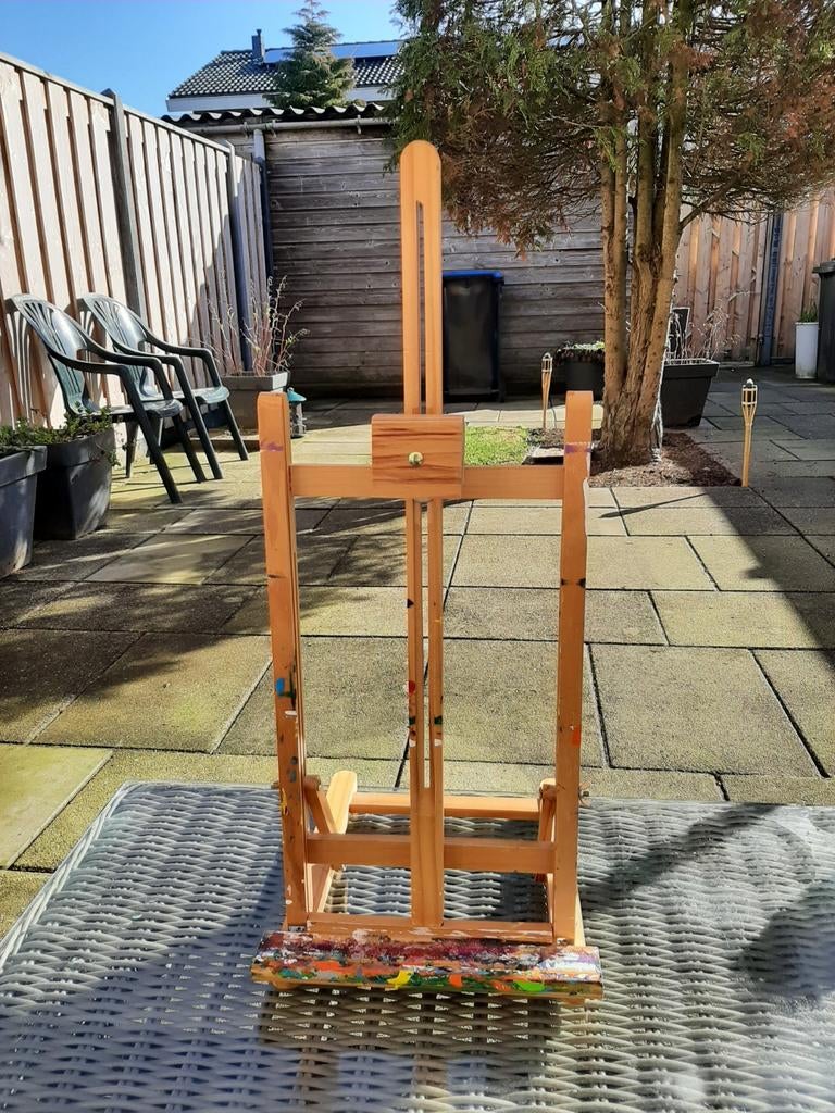 Mooie Houten SchildersEzel, Hobby en Vrije tijd, Schilderen, Ophalen of Verzenden, Zo goed als nieuw, Ezel