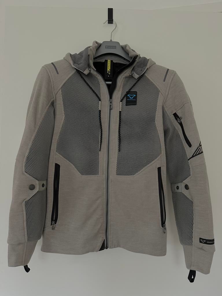 Macna Breeze motorhoodie - maat L, Motoren, Kleding | Motorkleding, Ophalen of Verzenden, Tweedehands, Jas | textiel