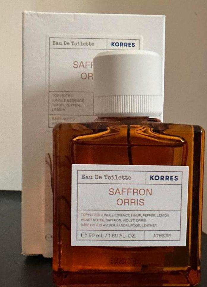 Korres Saffron Orris Eau de Toilette 50 ml Discontinued, Ophalen of Verzenden, Zo goed als nieuw