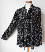 Blouse Uno Due zwart /wit stip mt 42, Zwart, Maat 42/44 (L), Ophalen of Verzenden, Zo goed als nieuw