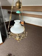 2 antieke olie lampen plus spinnenwiel, Antiek en Kunst, Ophalen