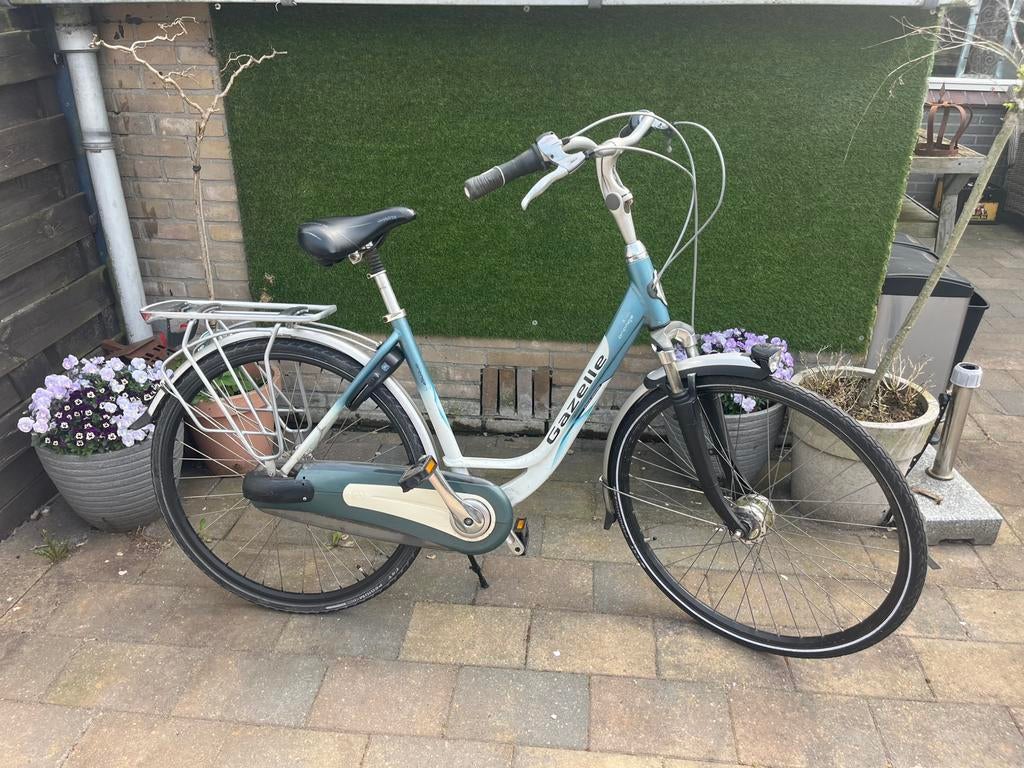 Gazelle orange damesfiets, 47 tot 50 cm, Versnellingen, Ophalen of Verzenden, Zo goed als nieuw