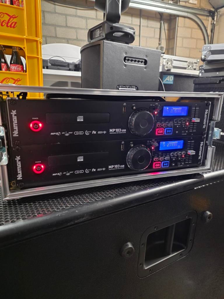 2x numark cd/ usb speler incl case, Muziek en Instrumenten, Dj-sets en Draaitafels, Ophalen of Verzenden