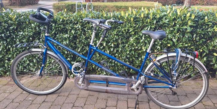 Tandem, Muticycle Collective, met dakdrager, Fietsen en Brommers, Fietsen | Tandems, Gebruikt, Meer dan 20 versnellingen, Ophalen