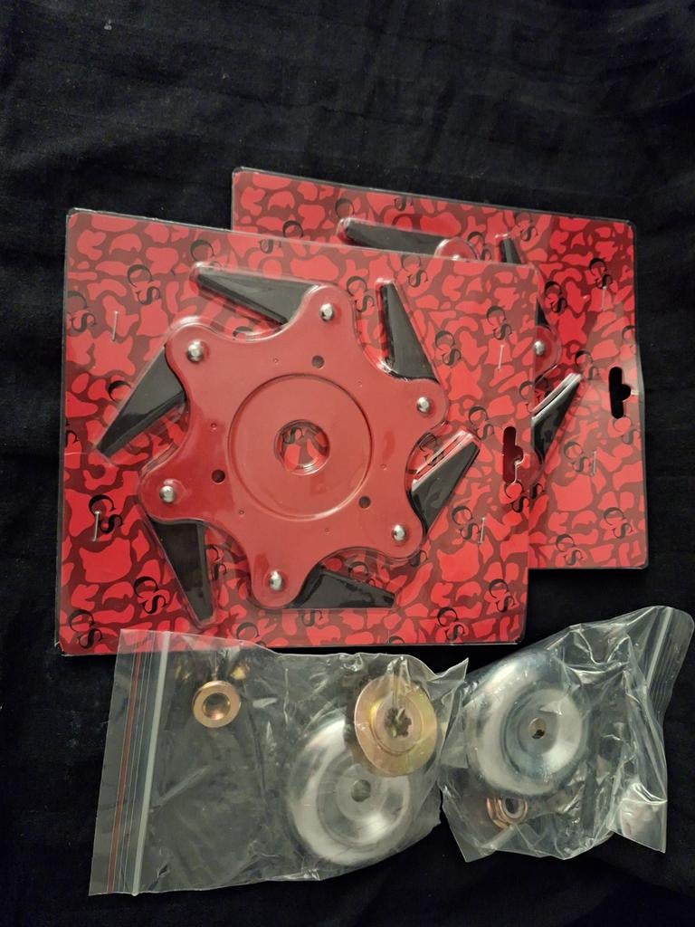 2x universele trimmerkop 6 tands, Ophalen of Verzenden, Nieuw, Elektrisch