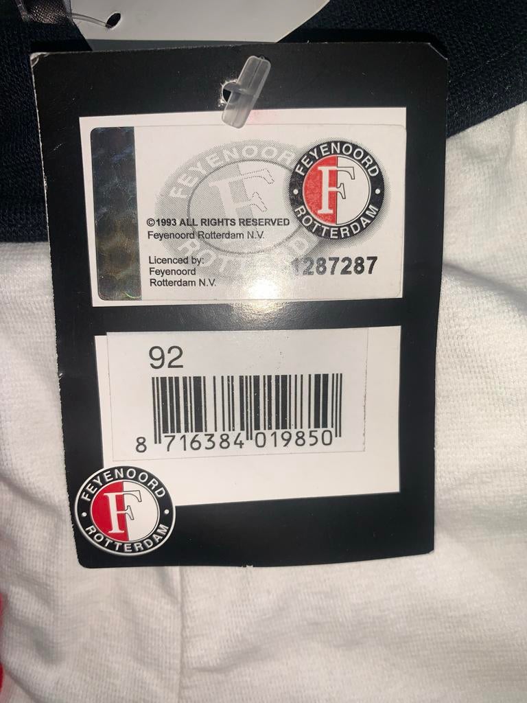 Feyenoord set maat 92 nieuw met labels, Ophalen of Verzenden, Nieuw