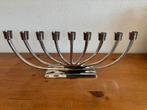 Chanoekia negenarmige kandelaar, Gebruikt, Overige kleuren, Ophalen of Verzenden, Metaal