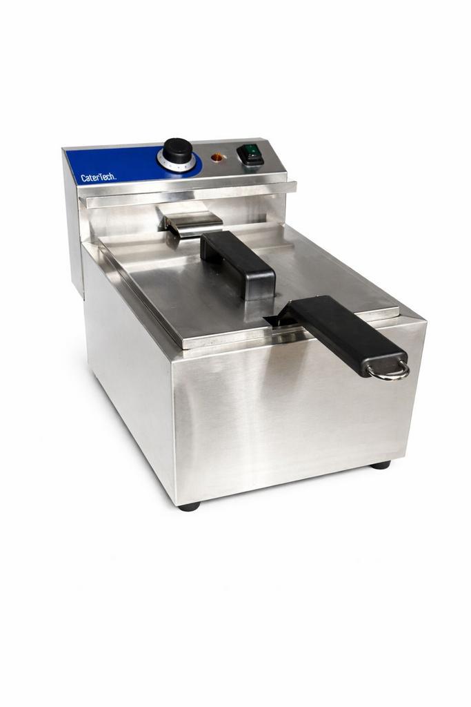 Catertech Friteuse/ Frituurpan 8 liter, Ophalen of Verzenden, Zo goed als nieuw