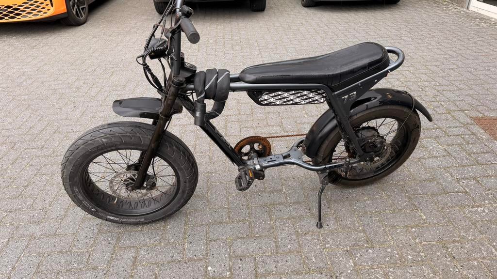 Super73 ZX Storm Grey fatbike, Fietsen en Brommers, Elektrische fietsen, Gebruikt, 59 cm of meer, 50 km per accu of meer, Ophalen