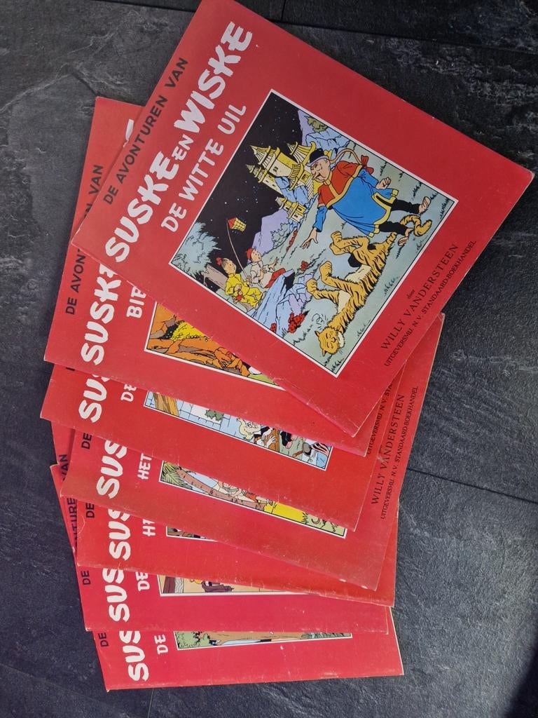 Suske en Wiske strips en collectieboeken, Ophalen