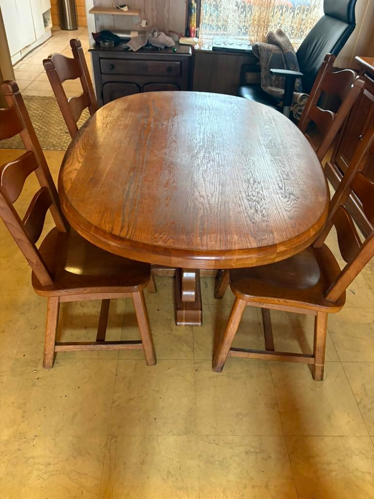 Eikenhout meubilair, Ophalen of Verzenden, Gebruikt