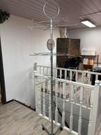 Metalen displayrek op wielen 2 m hoog - ideaal voor winkel, Ophalen, Met wielen, Gebruikt