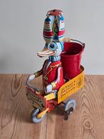 Vintage blikken speelgoed eend brandweerauto, Ophalen of Verzenden