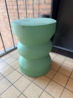 Groene bijzettafel Kwantum - Stijlvol en veelzijdig, Overige materialen, Minder dan 55 cm, Gebruikt, Rond