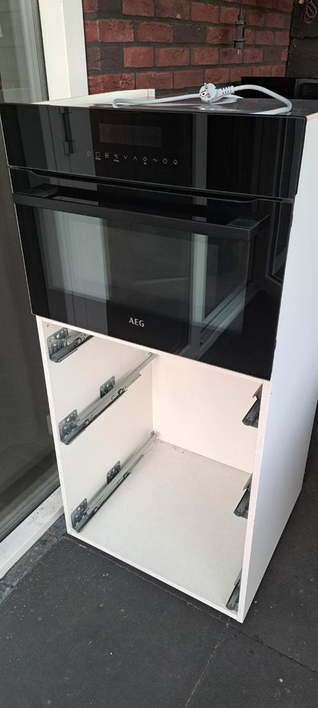 AEG KME761000B combimagnetron, Witgoed en Apparatuur, Ovens, 45 tot 60 cm, Ophalen