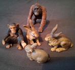 Schleigh chimpansee orang-oetan haas konijn.
Dieren beeldjes, Ophalen of Verzenden