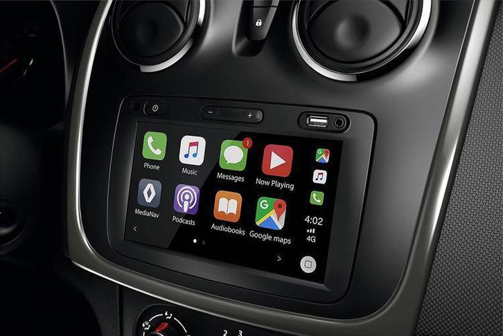 Dacia Logan 2004-2020 – CarPlay & Android Auto met Camera, Auto diversen, Autoradio's, Nieuw, Ophalen of Verzenden