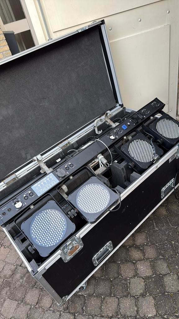 Bar lampen (plano spot) in flightcase, Ophalen, Gebruikt, Licht