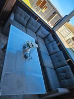 Loungeset met tafel antraciet - Goed onderhouden, Tuin en Terras, Ophalen, Gebruikt, Loungeset, Wicker