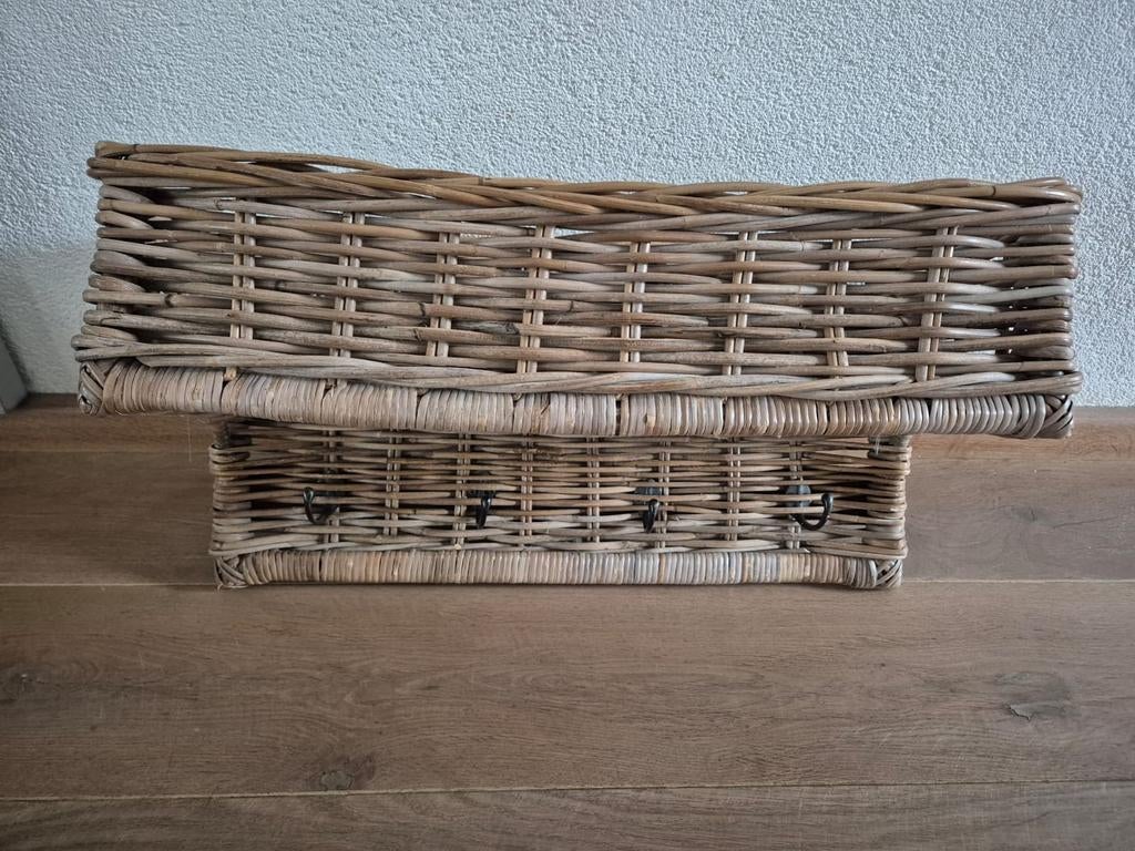 Rotan kinderkapstok, Wandkapstok, Ophalen of Verzenden, Zo goed als nieuw, Minder dan 100 cm