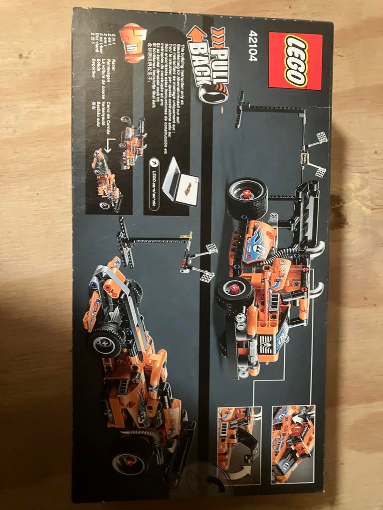LEGO Technic 42104 Pace Truck, Ophalen of Verzenden, Nieuw