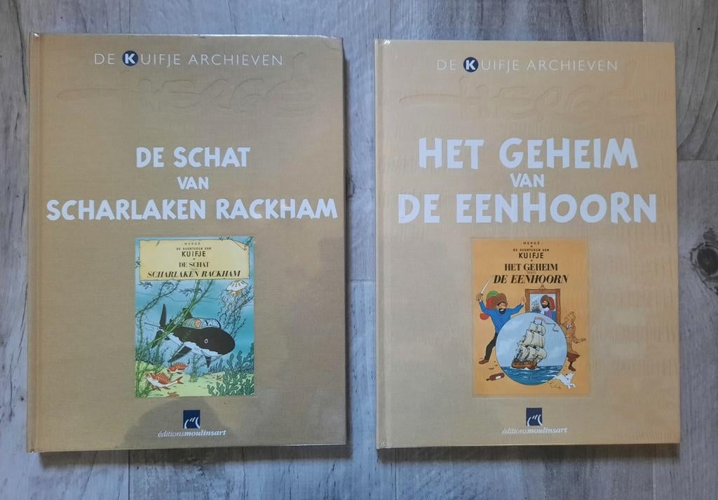 Kuifje Archieven nieuw in folie 2 albums, Boeken, Stripboeken, Meerdere stripboeken, Ophalen of Verzenden, Nieuw, Hergé