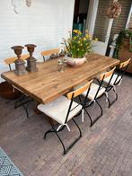 6 ZaraHome tuinstoelen, Huis en Inrichting, Tafels | Eettafels, Ophalen, Zo goed als nieuw, Rechthoekig, 50 tot 100 cm