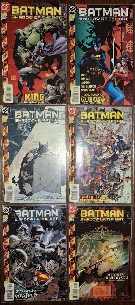 6x Batman  Shadow Of The Bat • 89 T/M 94, Verzenden, Zo goed als nieuw, Amerika