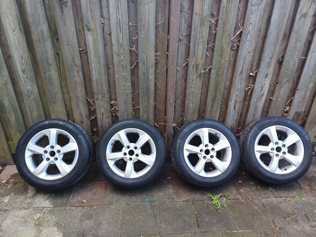 Winterbanden Skoda Octavia 5x112, Auto-onderdelen, Banden en Velgen, Ophalen, Gebruikt, 16 inch, Banden en Velgen