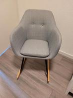 Schommelstoel grijs Leen Bakker, Huis en Inrichting, Fauteuils, Ophalen, Zo goed als nieuw, 75 tot 100 cm, 50 tot 75 cm