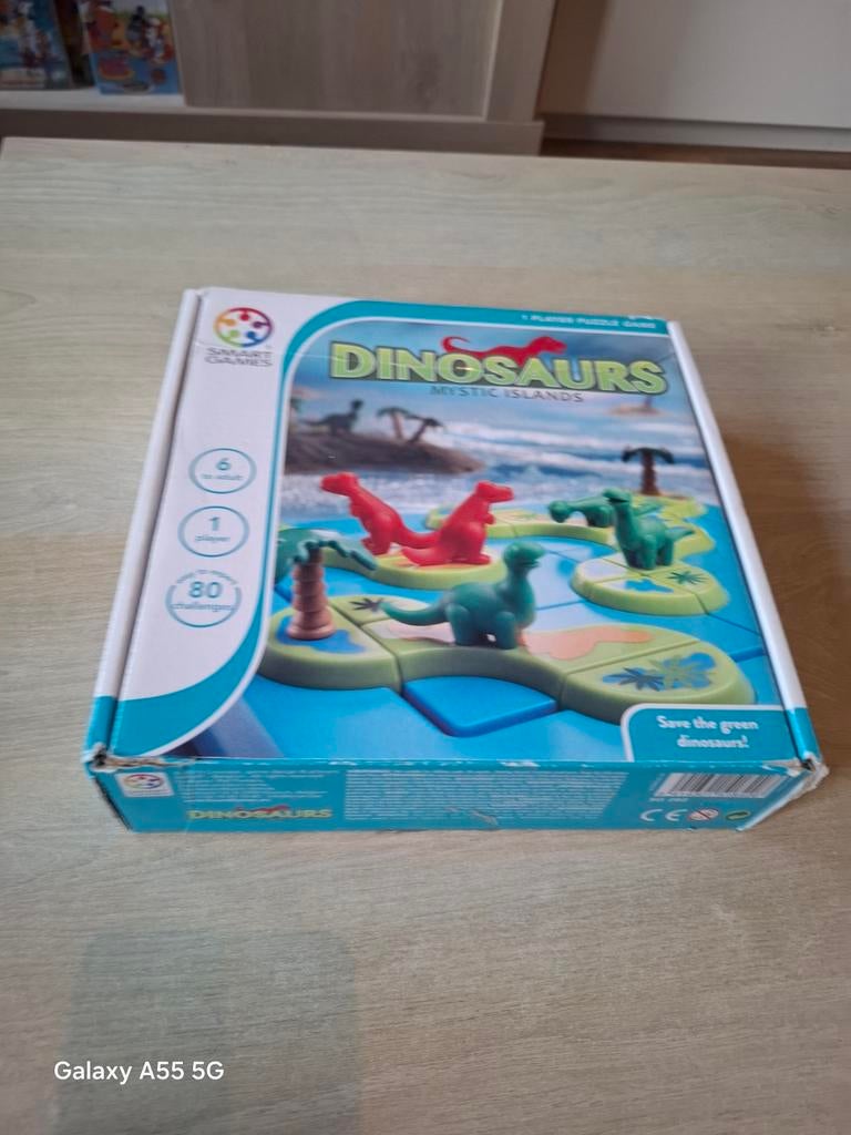 SmartGames Dinosaurs: Mystic Islands - Logica Puzzelspel, Info@smartgames.eu, Een of twee spelers, Smart Toys and Games NV, Industriepark De Bruwaan 30, 9700 Oudenaarde, België