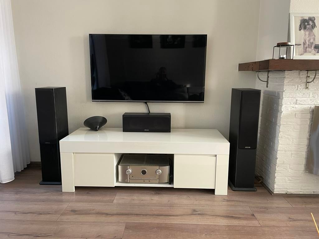 Audio monitor suround systeem brons5, Audio, Tv en Foto, Zo goed als nieuw, 120 watt of meer, Front, Rear of Stereo speakers, Ophalen