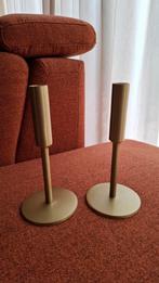 Mooie hema kandelaars metaal, nooit gebruikt, ca 20cm hoog, Overige kleuren, Ophalen of Verzenden, Zo goed als nieuw, Metaal