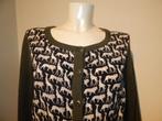 Diane von Furstenberg prachtig vest wol zijde dieren print, Kleding | Dames, Verzenden, Diane von furstenberg, Maat 36 (S), Gedragen