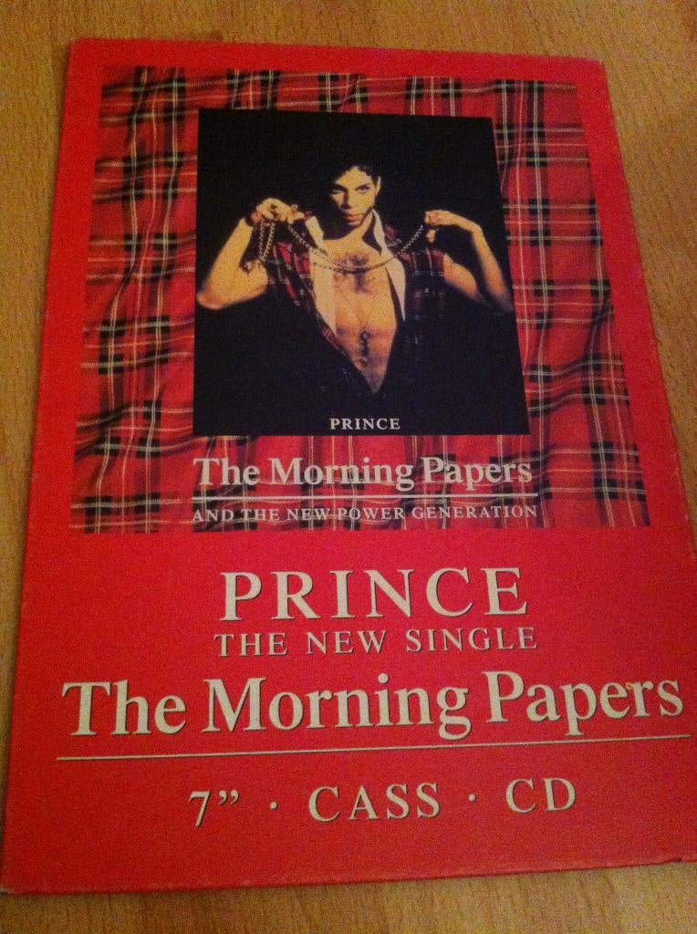 Prince The morning papers promo standaard display, Ophalen of Verzenden, Overige typen