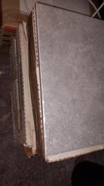 Vloertegels 33x33 cm, 1 m² per doos grijszwart en crèmebruin, Ophalen, Nieuw, Keramiek, Vloertegels