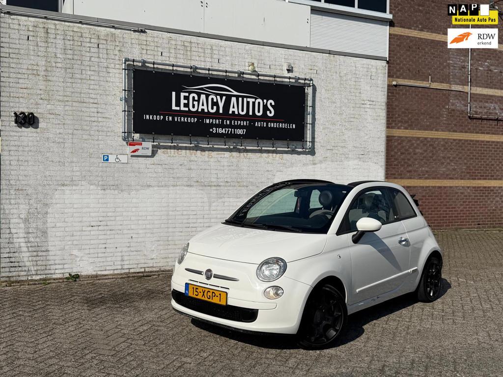 Fiat 500 C 0.9 TwinAir - CABRIO - APK 02/2027 - AIRCO - RIJD, Euro 5, 86 pk, Gebruikt, Cabriolet
