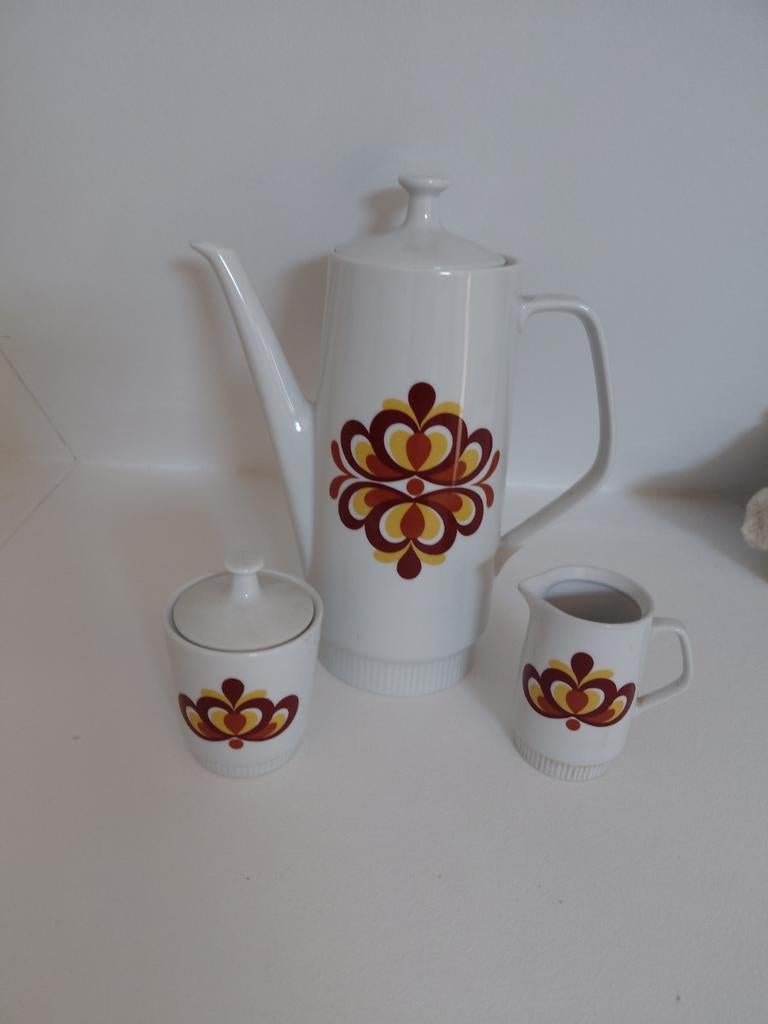 Vintage Colditz Porselein Koffieservies, Antiek en Kunst, Ophalen of Verzenden