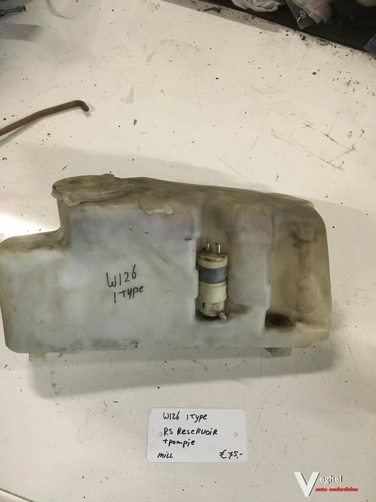 Mercedes W126 1 Type 1982 Ruitensproeierreservoir incl. pomp, Gebruikt, -, -, Ophalen of Verzenden