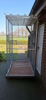 Volière, Ophalen, Zo goed als nieuw, Aluminium, Volière