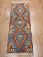 Prachtige handgeweven oosterse kelim loper 192x71