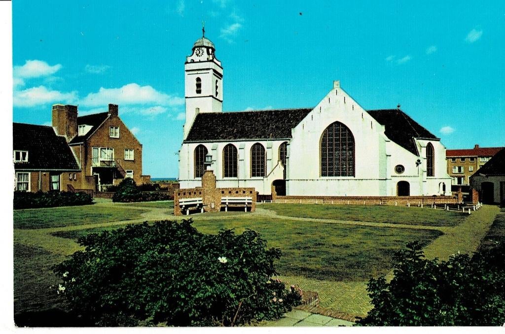 Katwijk aan Zee, Kerk, Ophalen of Verzenden, Ongelopen, Zuid-Holland
