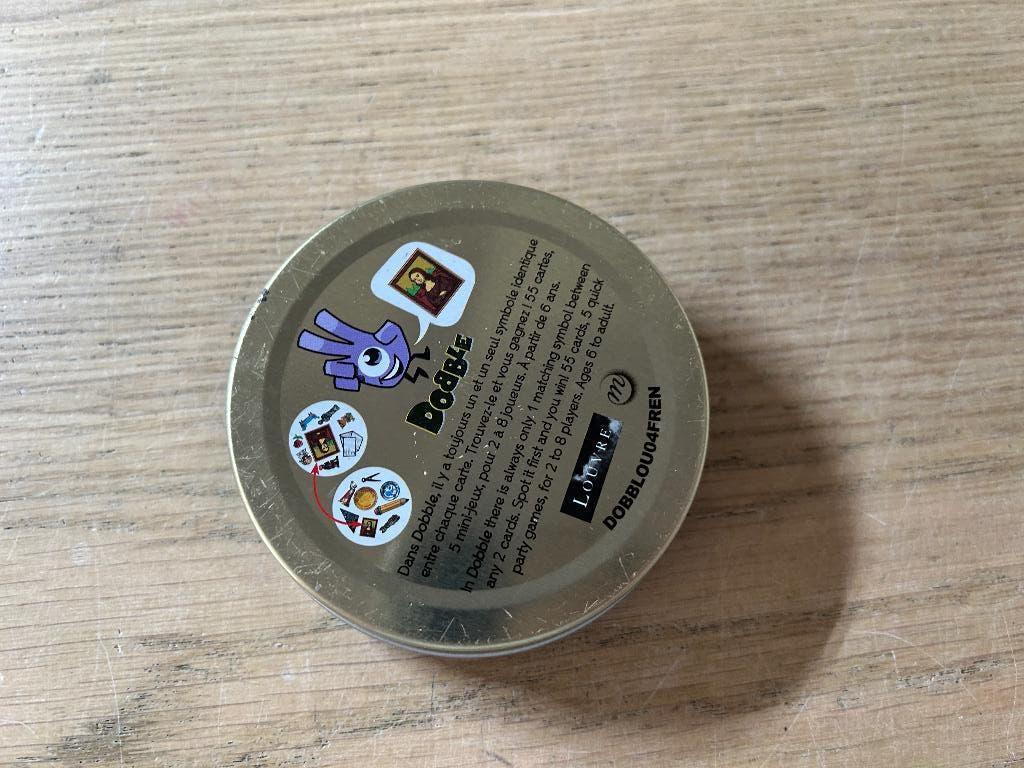 Dobble Louvre Kaartspel, Ophalen of Verzenden, Gebruikt
