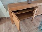 Massief eiken dressoir, Ophalen, Met deur(en), 150 tot 200 cm, Eikenhout