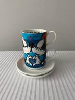 Mickey & Minnie Mouse espresso kopjes met schotels, Keramiek, Nieuw, Ophalen of Verzenden, Overige stijlen