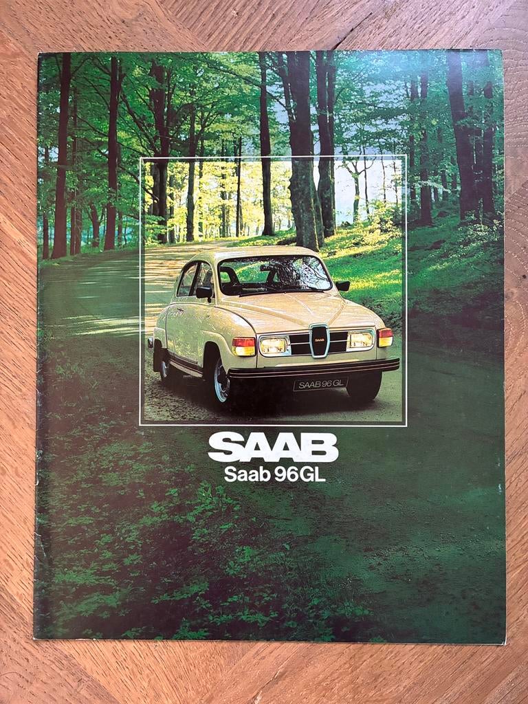 Saab 96 GL brochure modeljaar 1979, Ophalen of Verzenden, Zo goed als nieuw, Overige merken