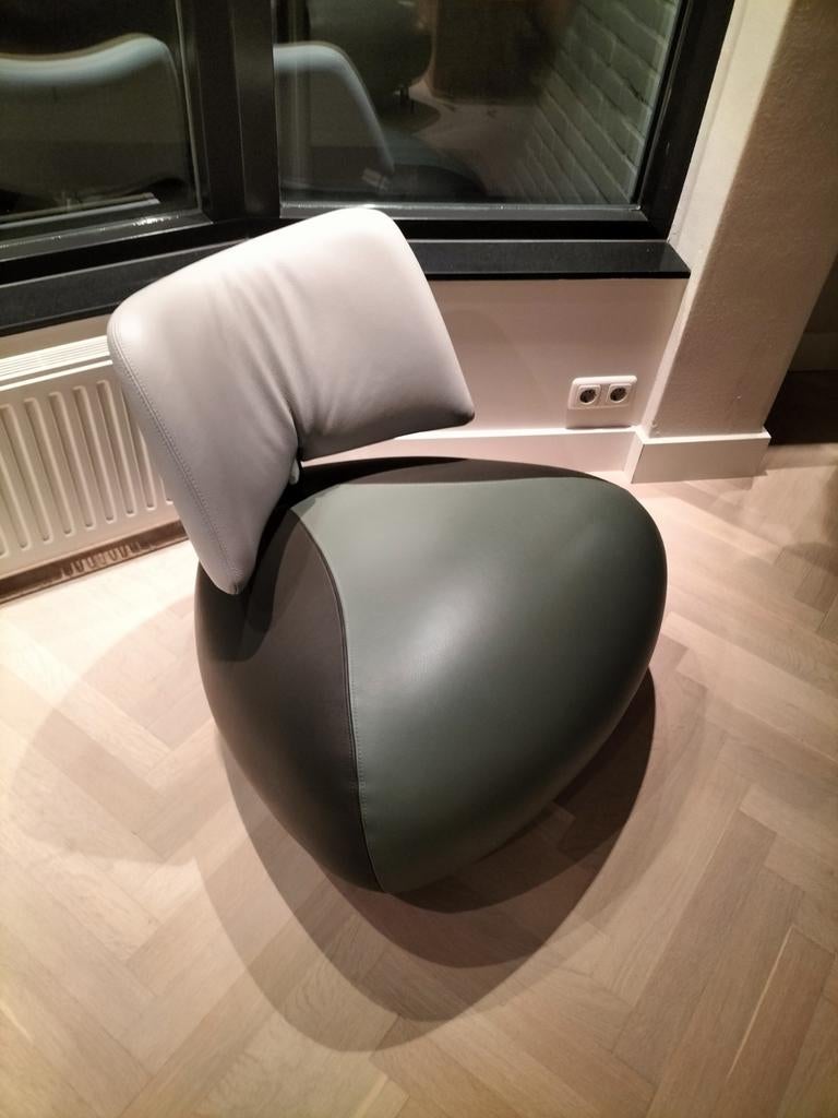 Leolux Pallone Pa fauteuil in leer - Icoon van design, Ophalen, Gebruikt, Overige kleuren, Leer